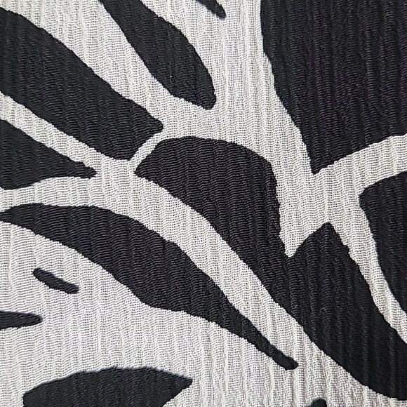 Lane Bryant Black & White Dressy Crepe Chiffon Sleeveless Dress Nice Semi-Formal - Picture 10 of 10